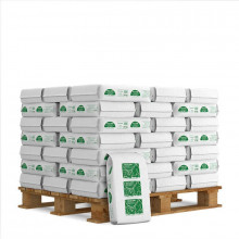 Pallet middelgrof landbouwzout 49 zakken 25 kg
